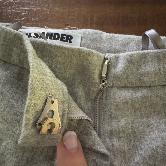 Jil Sander Light Gray Wool Bermuda Shorts European 40/US 4 - Picture 2 of 7